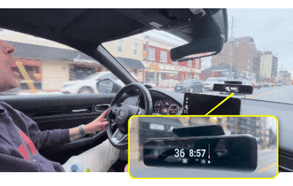 Demo of One Step GPS AI dash camera in action