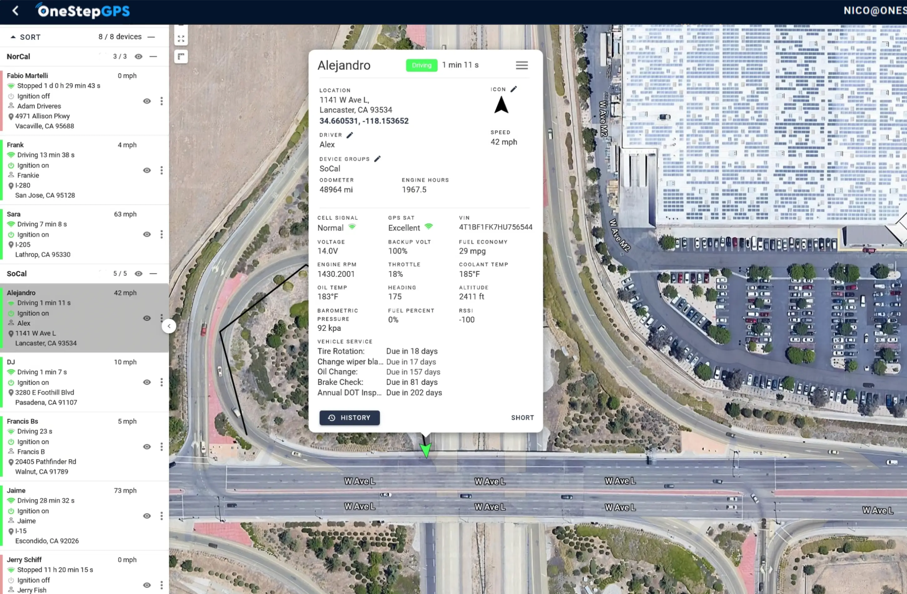 Fleet tracking