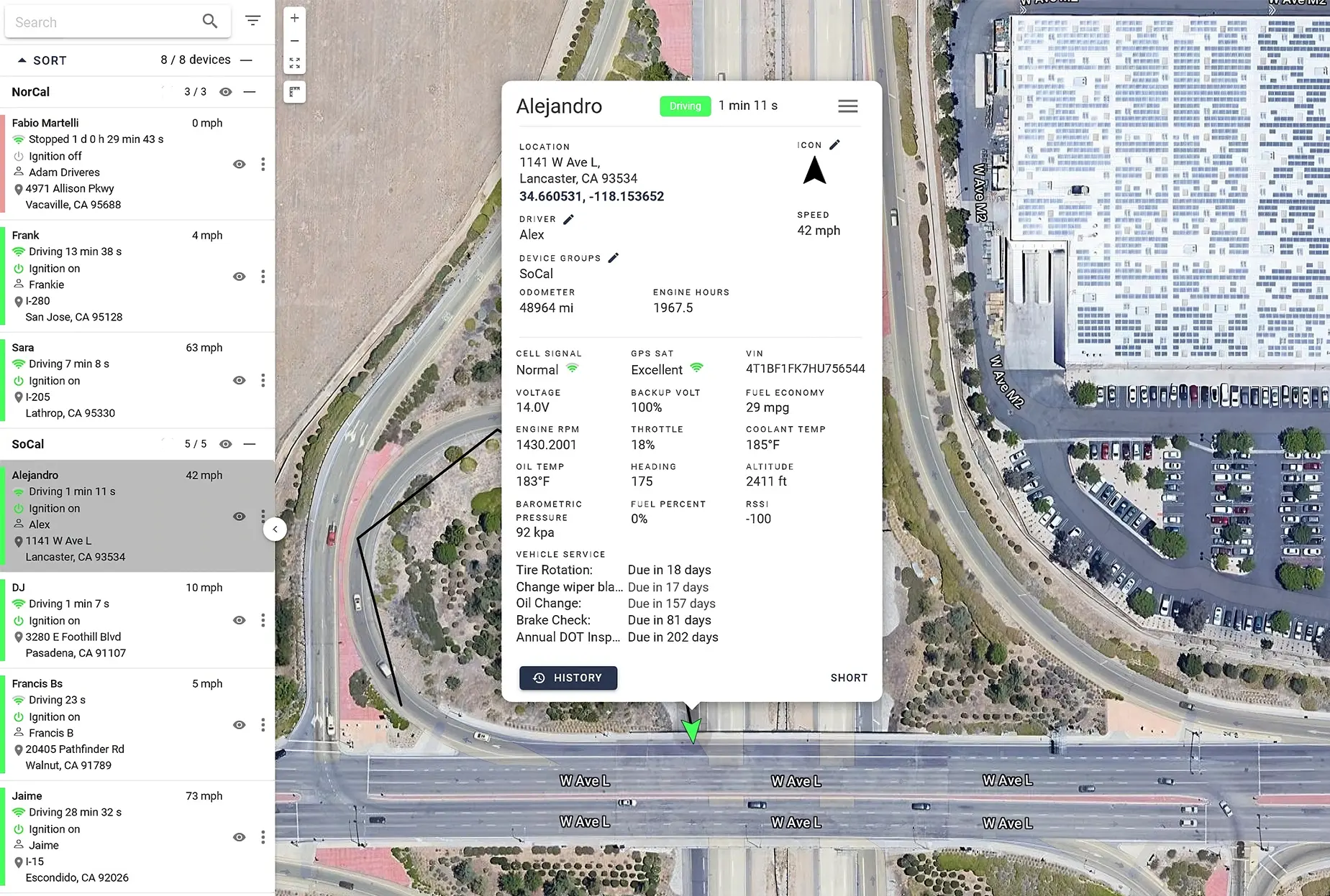 One Step GPS Map UI
