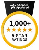 Shopper Approved 5-Star Rating Badge